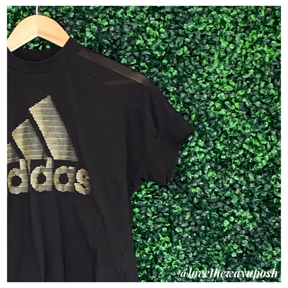 (FINAL💲) Adidas Black Mesh Top